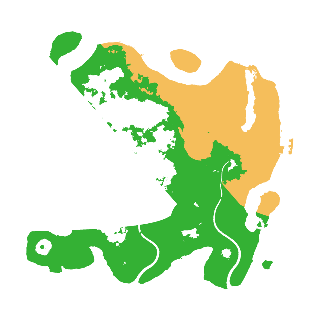 Biome Rust Map: Procedural Map, Size: 3000, Seed: 1322658970