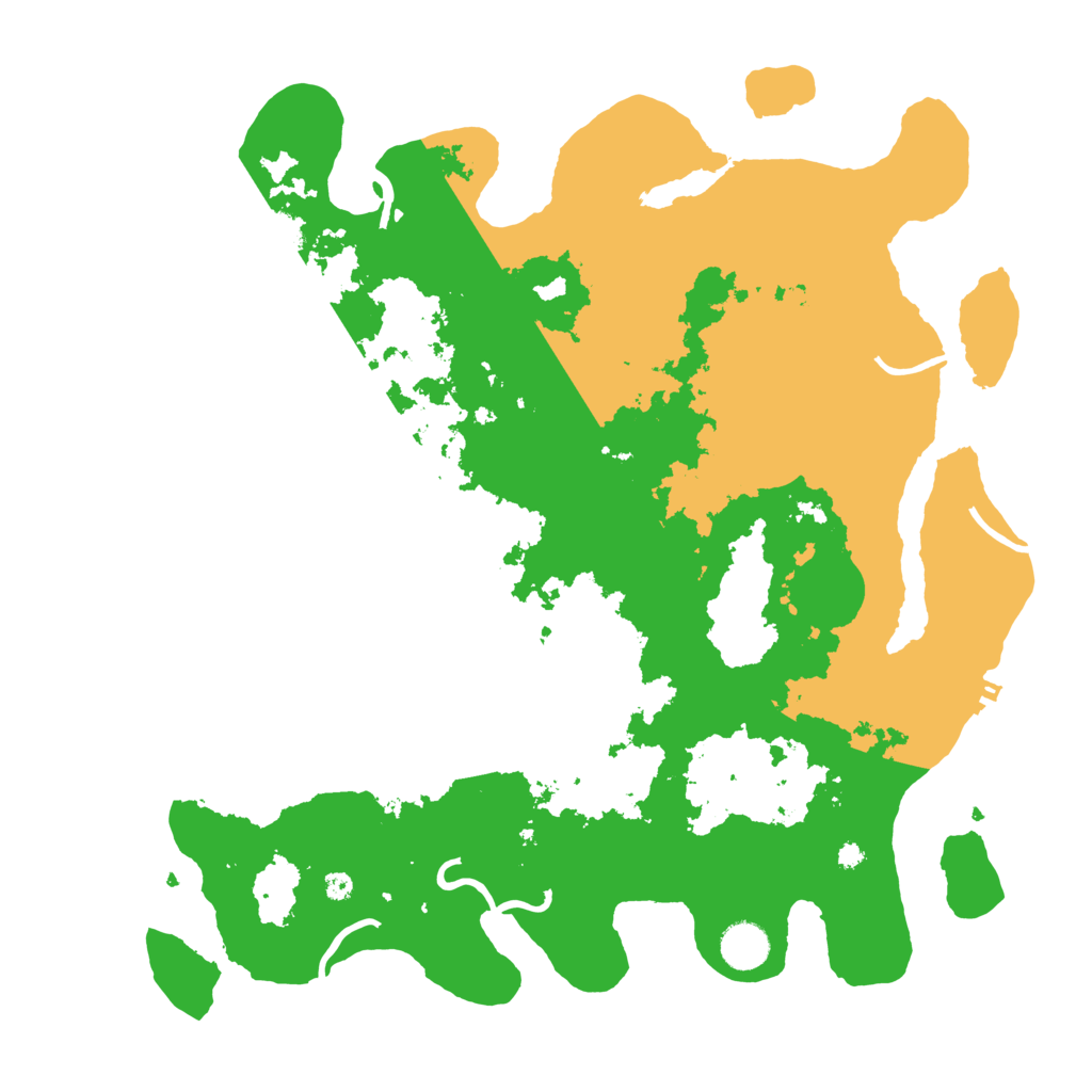 Biome Rust Map: Procedural Map, Size: 4000, Seed: 12387423