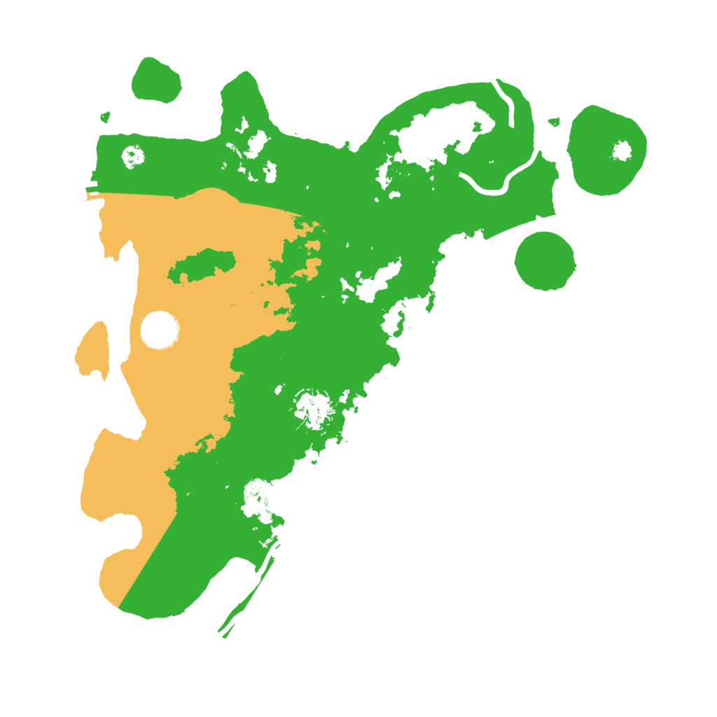 Biome Rust Map: Procedural Map, Size: 3300, Seed: 2053339192