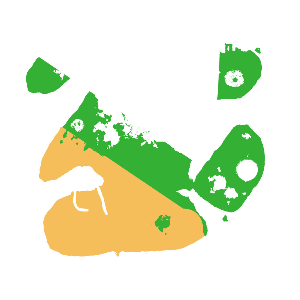 Biome Rust Map: Procedural Map, Size: 2500, Seed: 5997655