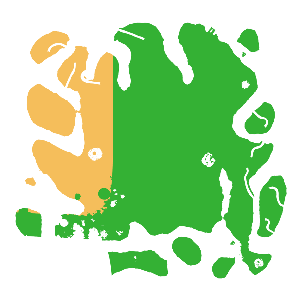 Biome Rust Map: Procedural Map, Size: 3500, Seed: 662327029