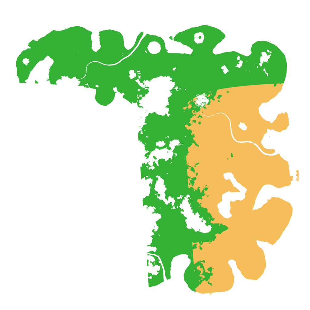 Biome Rust Map: Procedural Map, Size: 4300, Seed: 100