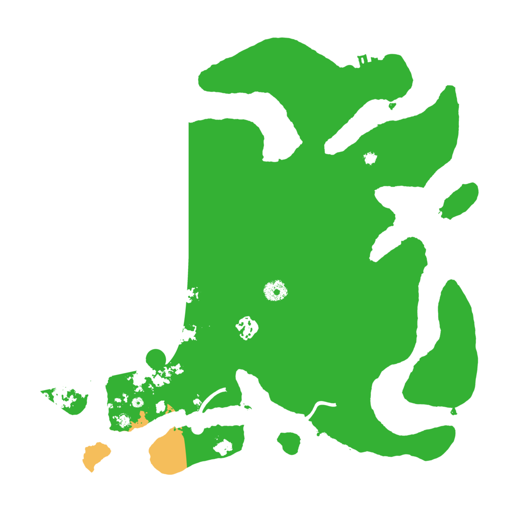 Biome Rust Map: Procedural Map, Size: 3500, Seed: 439876134