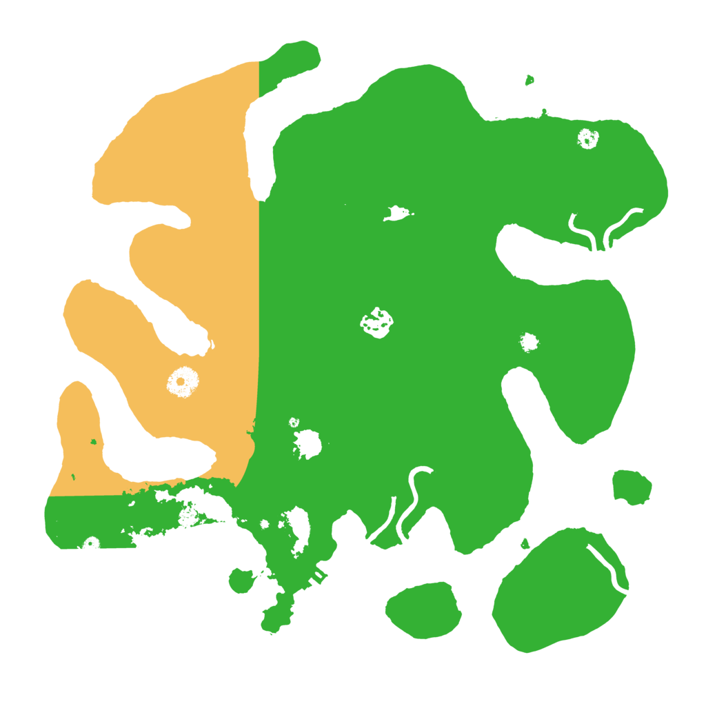 Biome Rust Map: Procedural Map, Size: 3500, Seed: 985660386