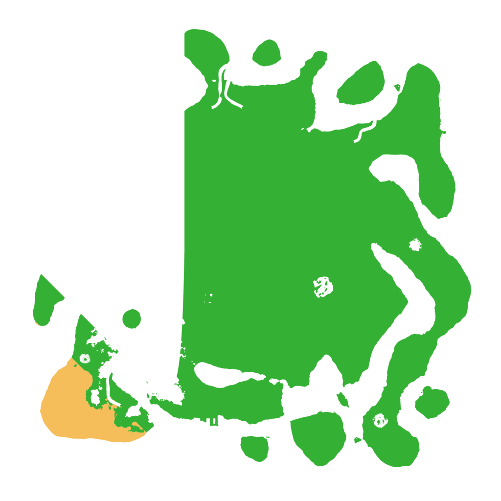 Biome Rust Map: Procedural Map, Size: 3700, Seed: 1164151528