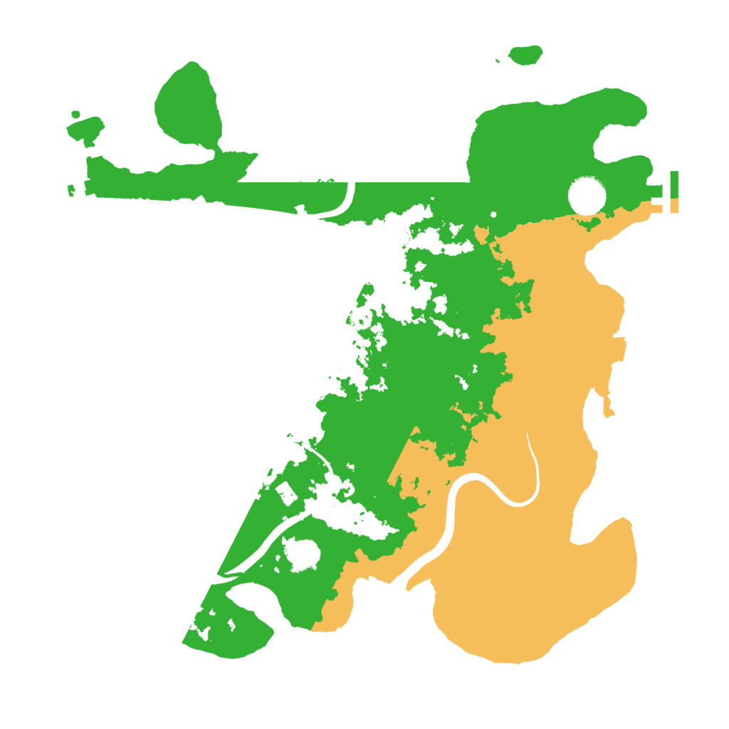 Biome Rust Map: Procedural Map, Size: 3500, Seed: 44206162