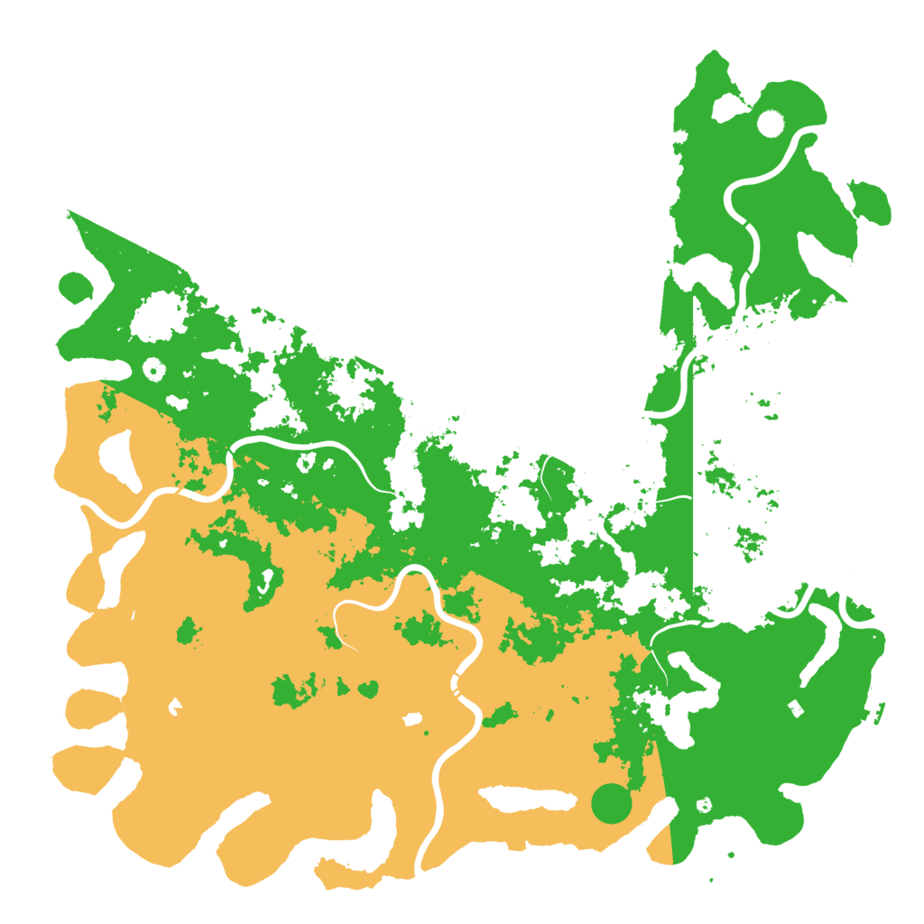 Biome Rust Map: Procedural Map, Size: 6000, Seed: 240