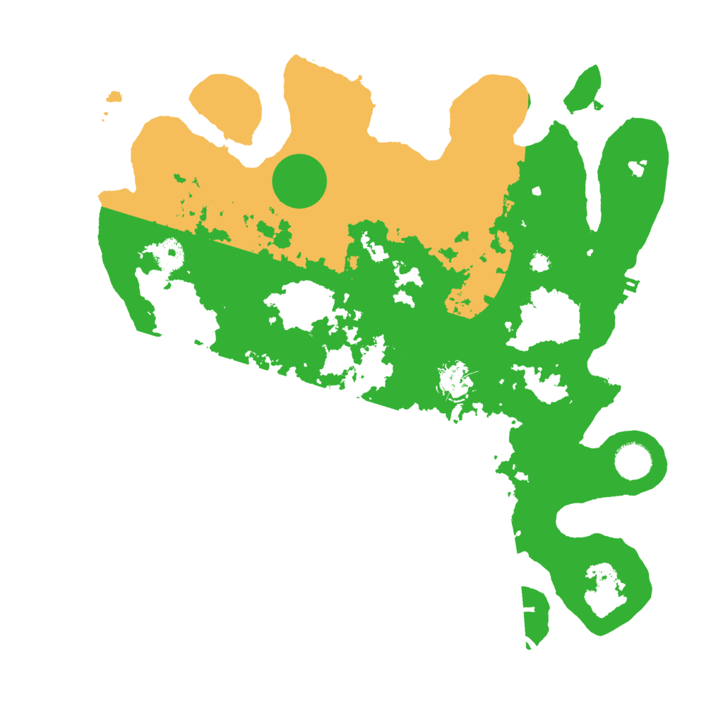 Biome Rust Map: Procedural Map, Size: 3500, Seed: 7529363