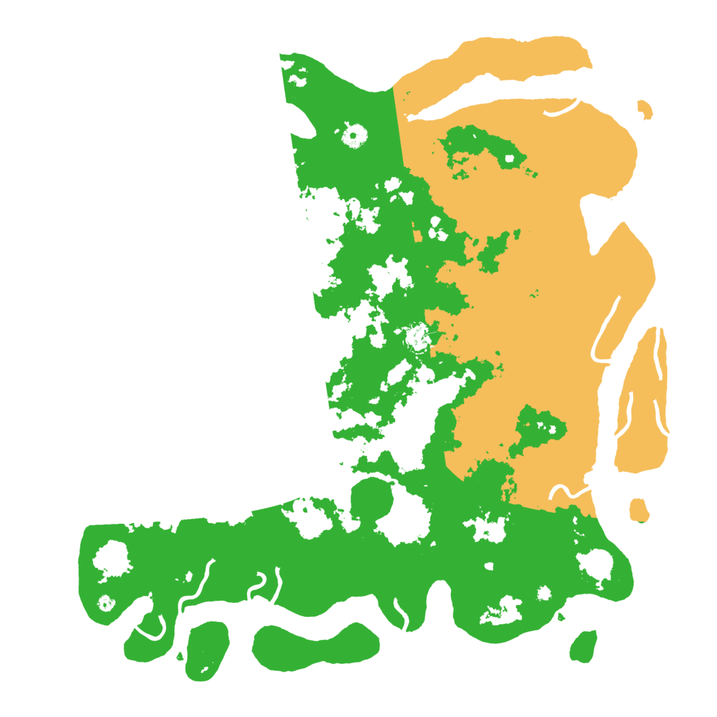 Biome Rust Map: Procedural Map, Size: 4500, Seed: 49587