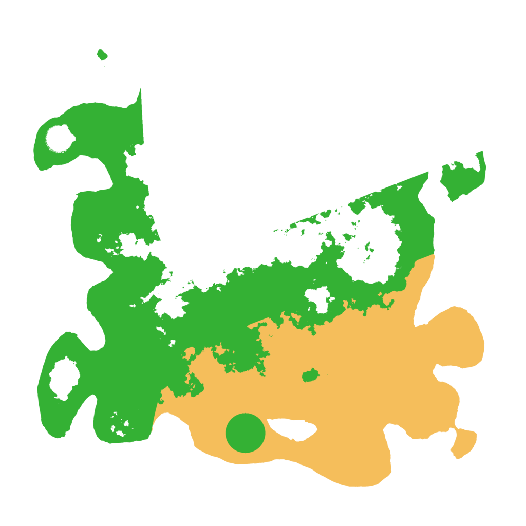 Biome Rust Map: Barren, Size: 3500, Seed: 33984352