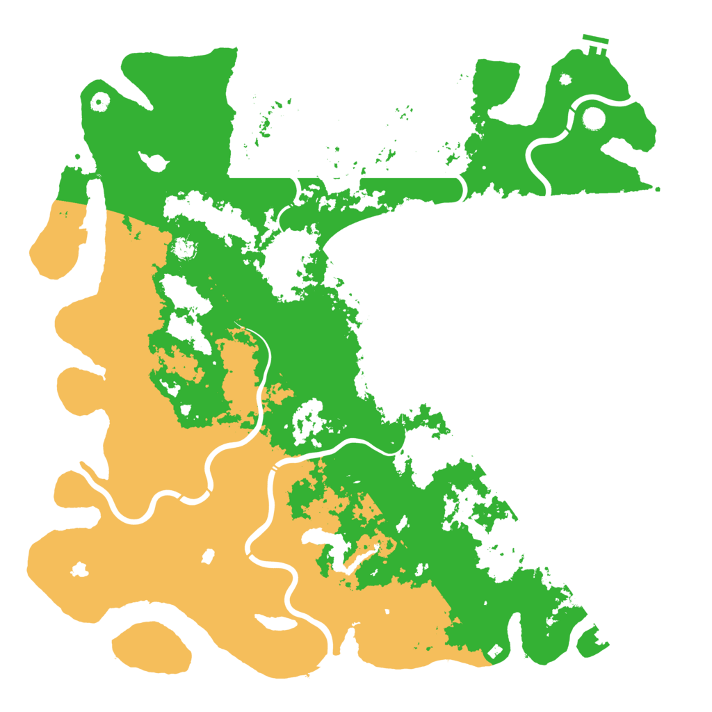 Biome Rust Map: Procedural Map, Size: 5500, Seed: 625
