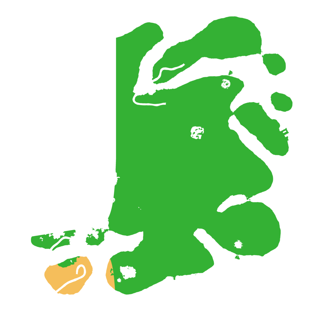 Biome Rust Map: Procedural Map, Size: 3500, Seed: 233742361