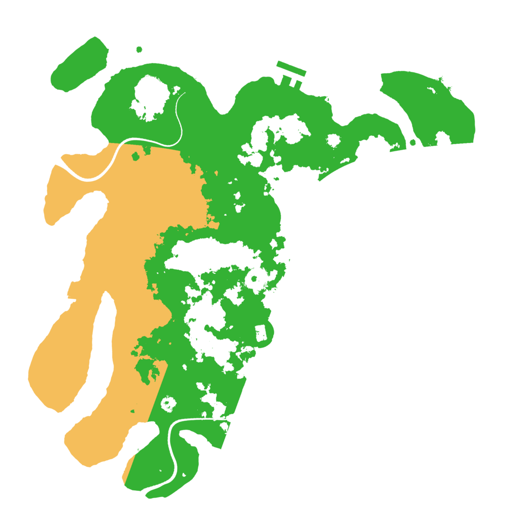 Biome Rust Map: Procedural Map, Size: 3500, Seed: 1492292826
