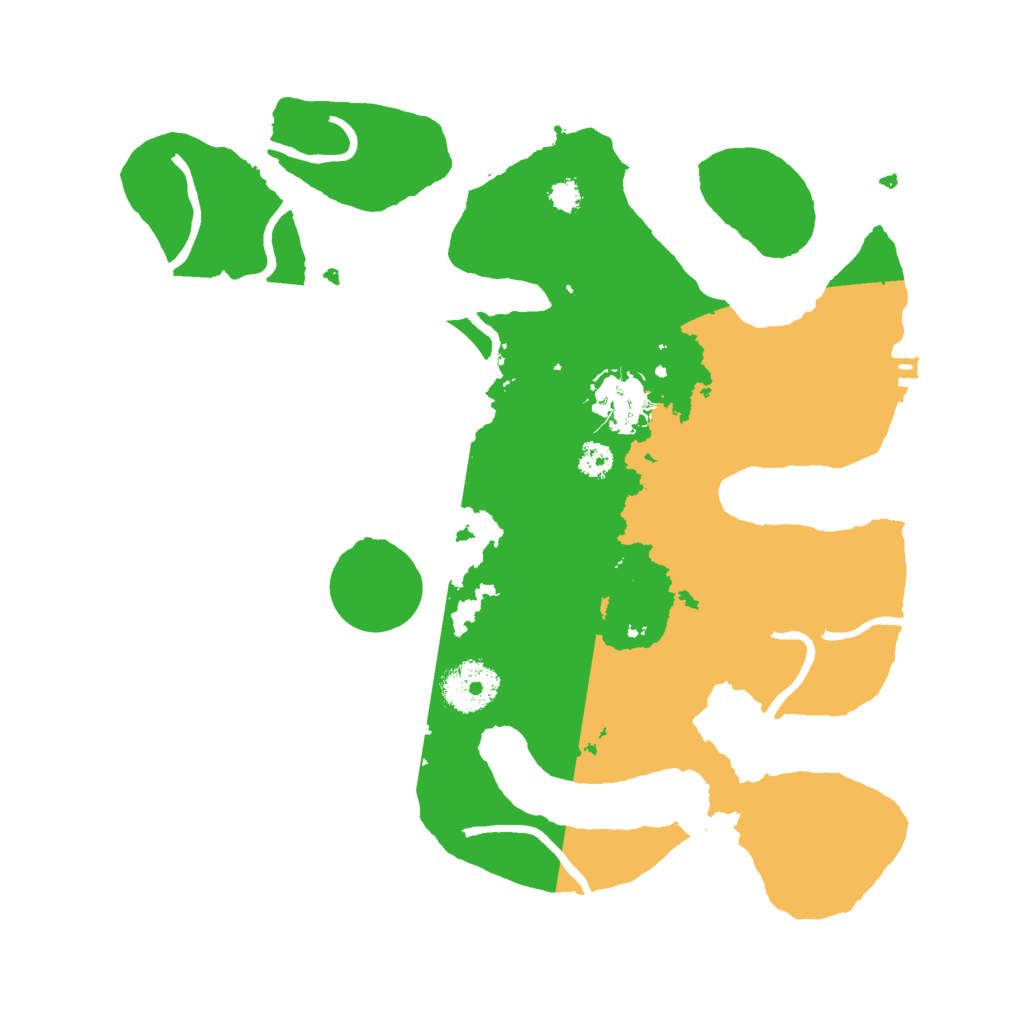 Biome Rust Map: Procedural Map, Size: 3000, Seed: 872170