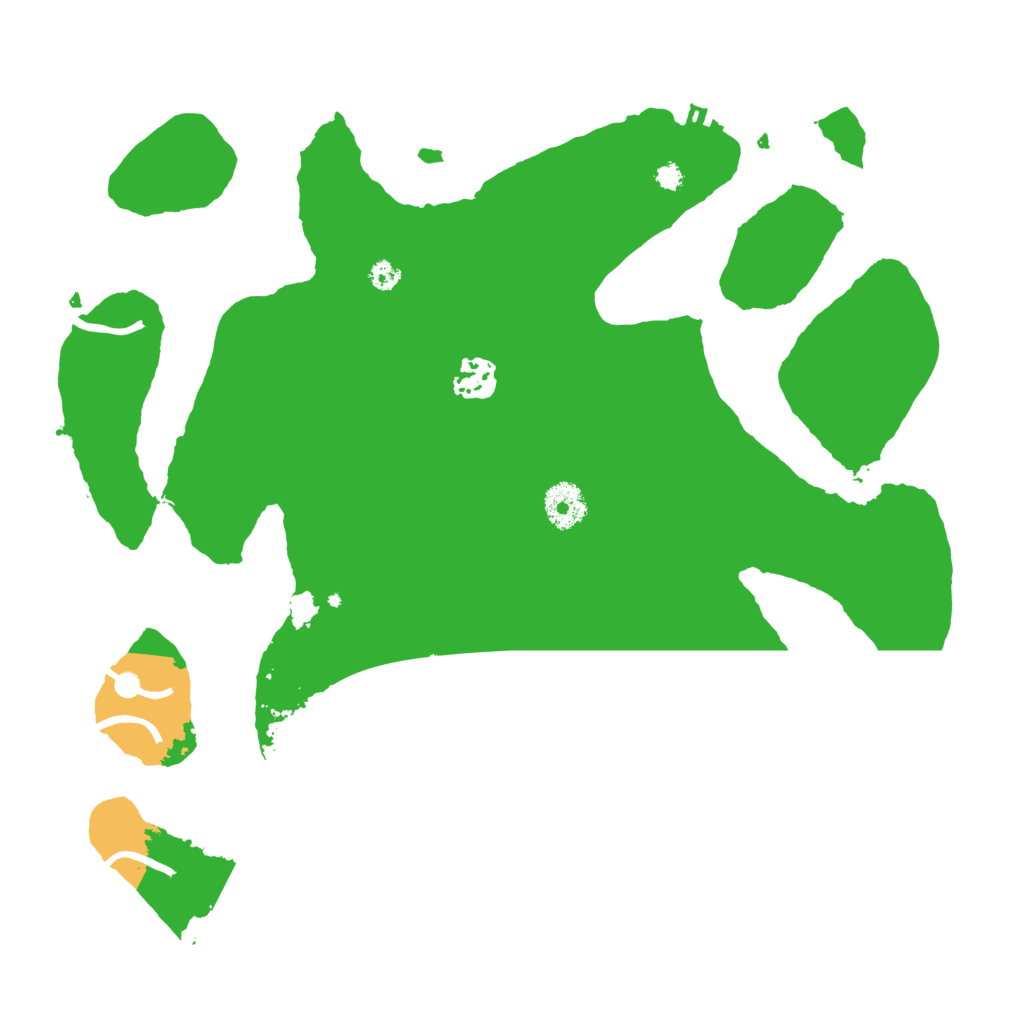 Biome Rust Map: Procedural Map, Size: 3500, Seed: 145155