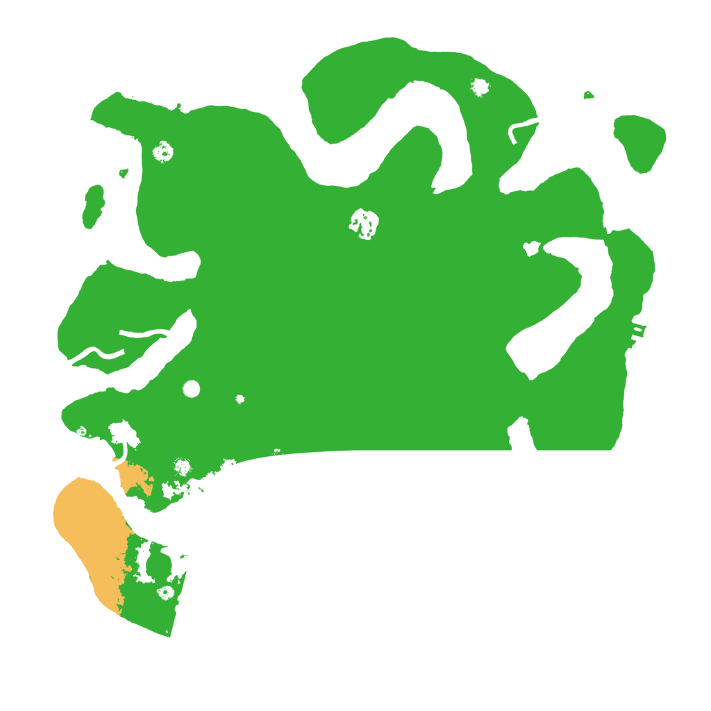 Biome Rust Map: Procedural Map, Size: 3650, Seed: 327654