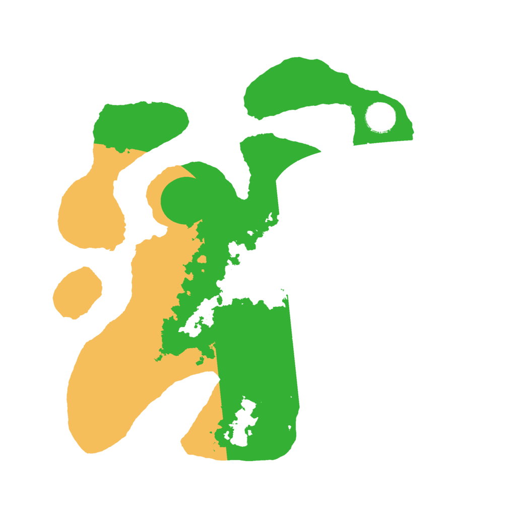 Biome Rust Map: Barren, Size: 3000, Seed: 522