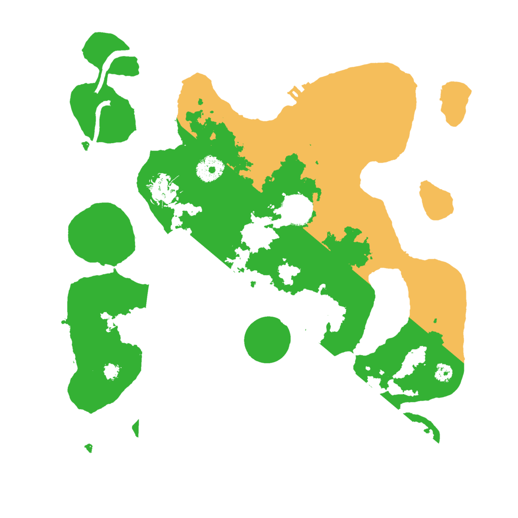 Biome Rust Map: Procedural Map, Size: 3000, Seed: 691857