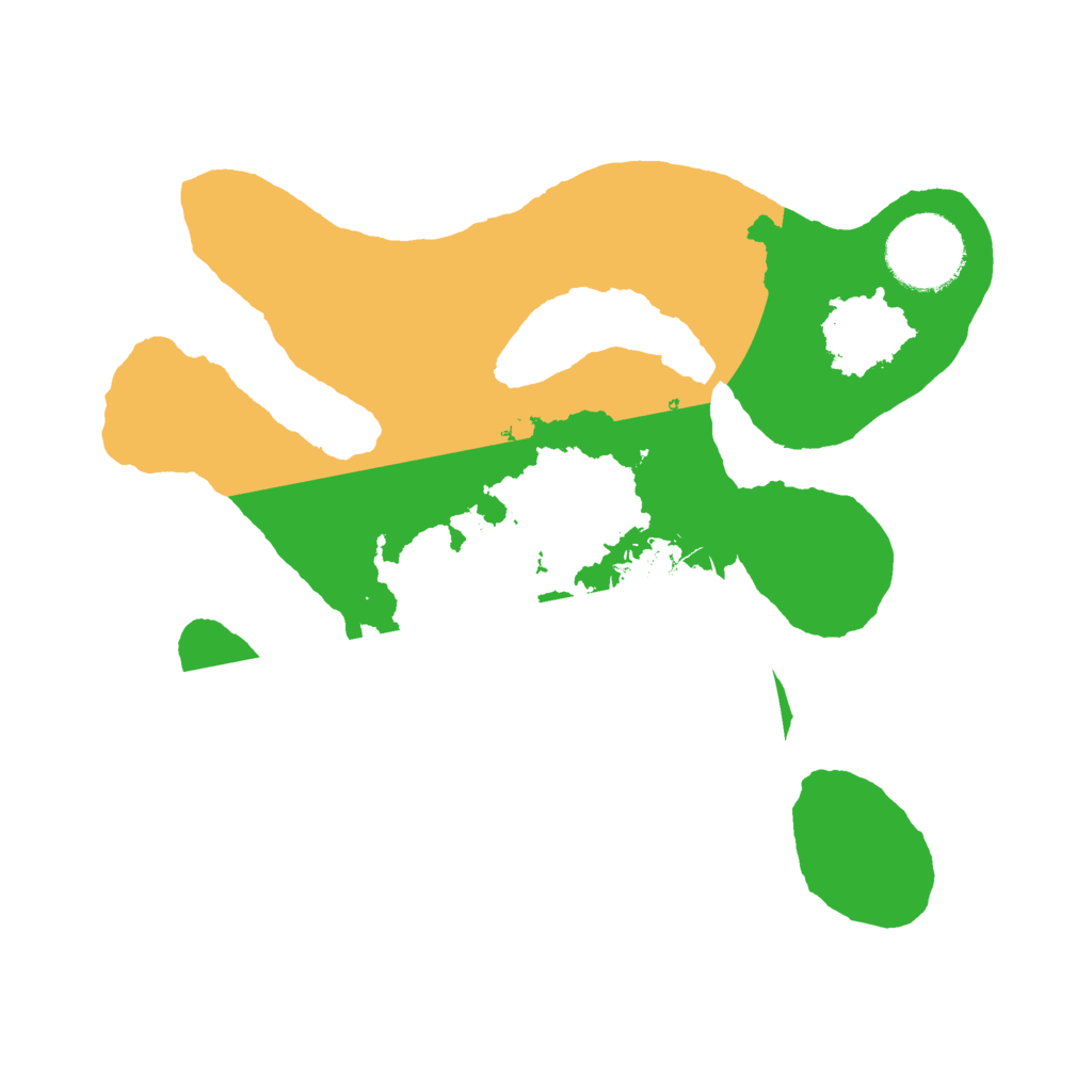 Biome Rust Map: Barren, Size: 2500, Seed: 199