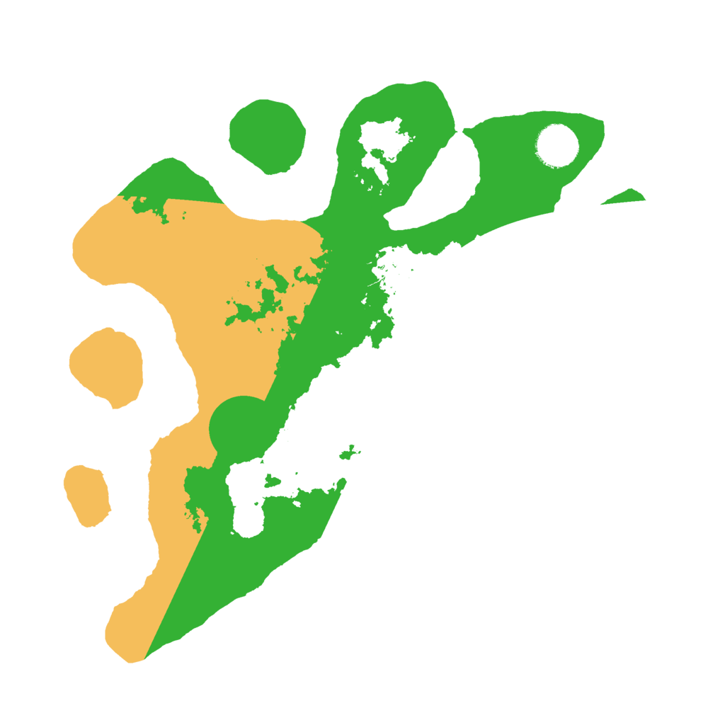 Biome Rust Map: Barren, Size: 3000, Seed: 613233