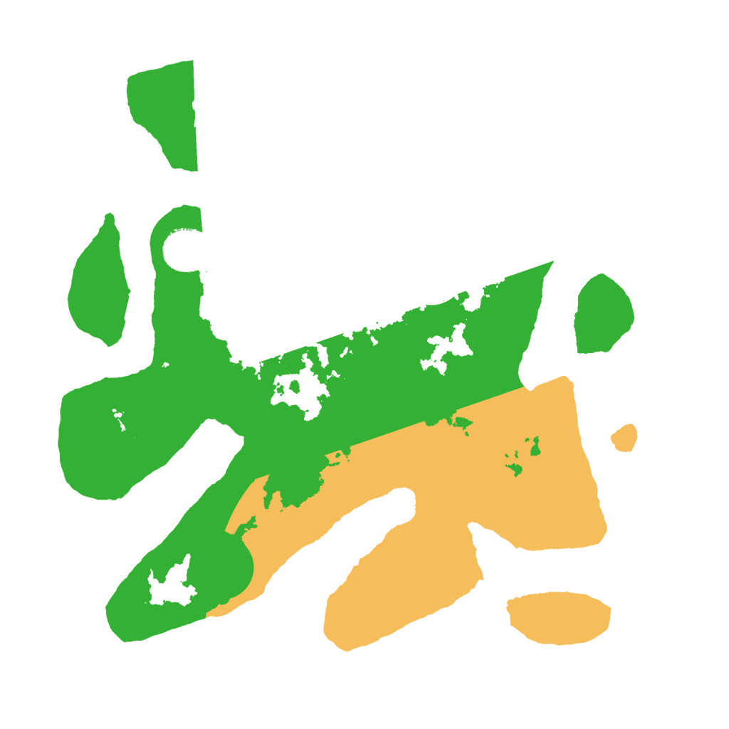 Biome Rust Map: Barren, Size: 3000, Seed: 615960