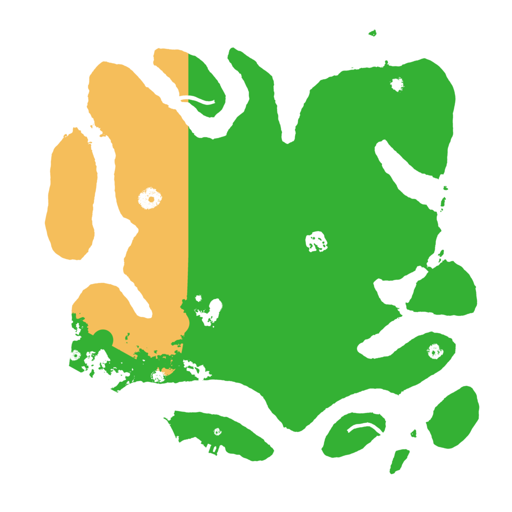 Biome Rust Map: Procedural Map, Size: 3550, Seed: 876606