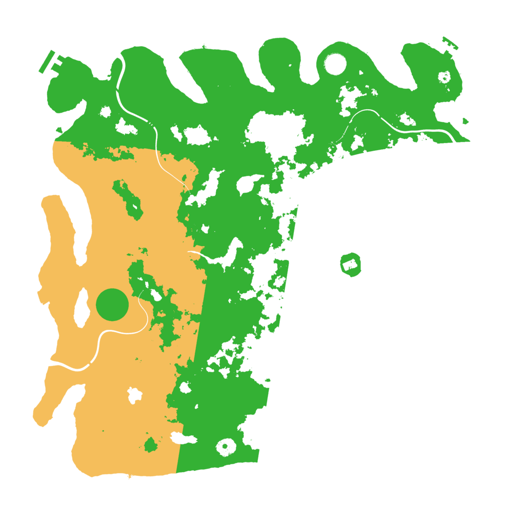 Biome Rust Map: Procedural Map, Size: 4250, Seed: 2091686114