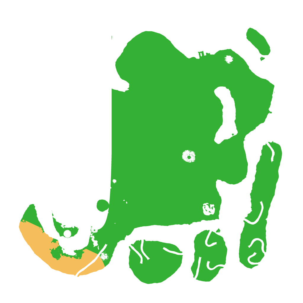 Biome Rust Map: Procedural Map, Size: 3550, Seed: 92427