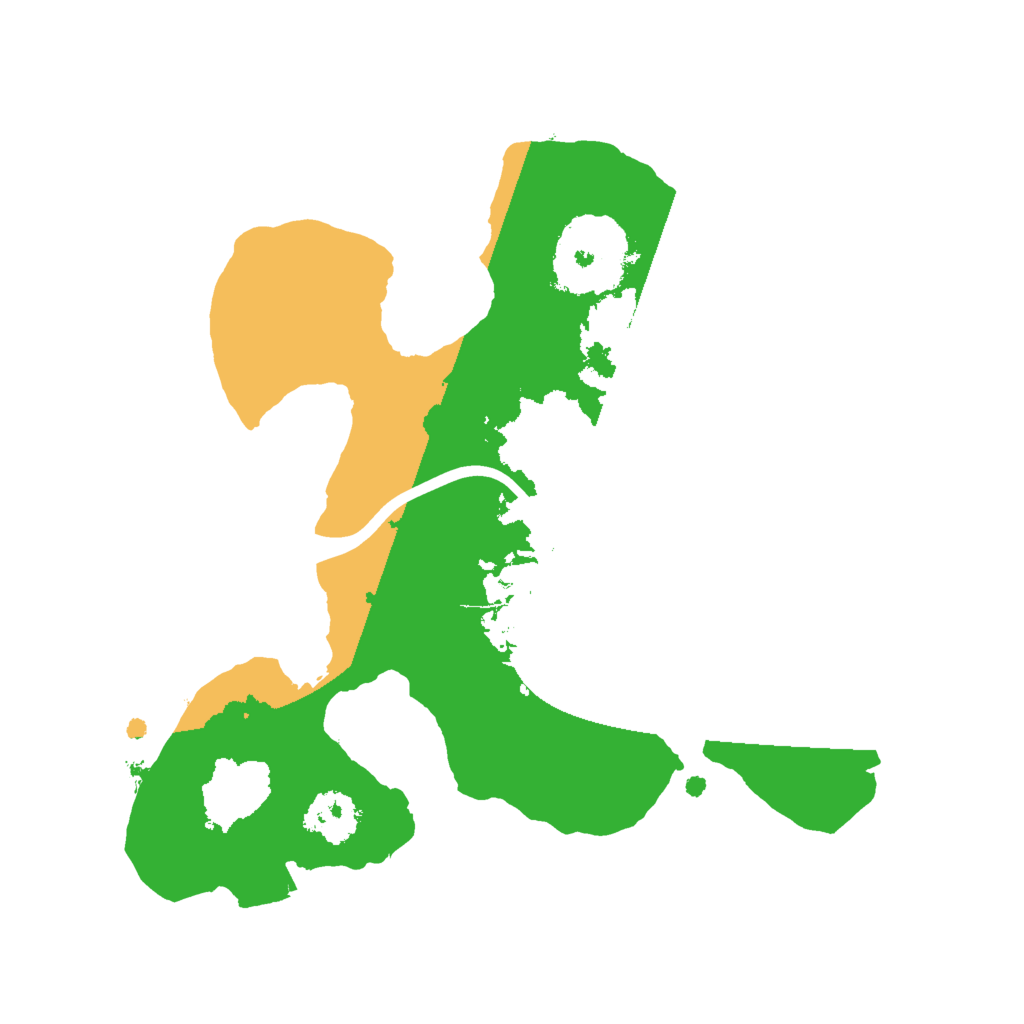 Biome Rust Map: Procedural Map, Size: 2000, Seed: 888463622