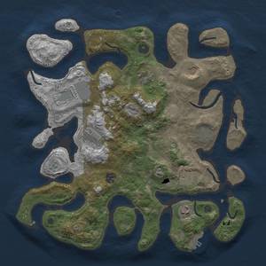 Thumbnail Rust Map: Procedural Map, Size: 3800, Seed: 781334631, 16 Monuments