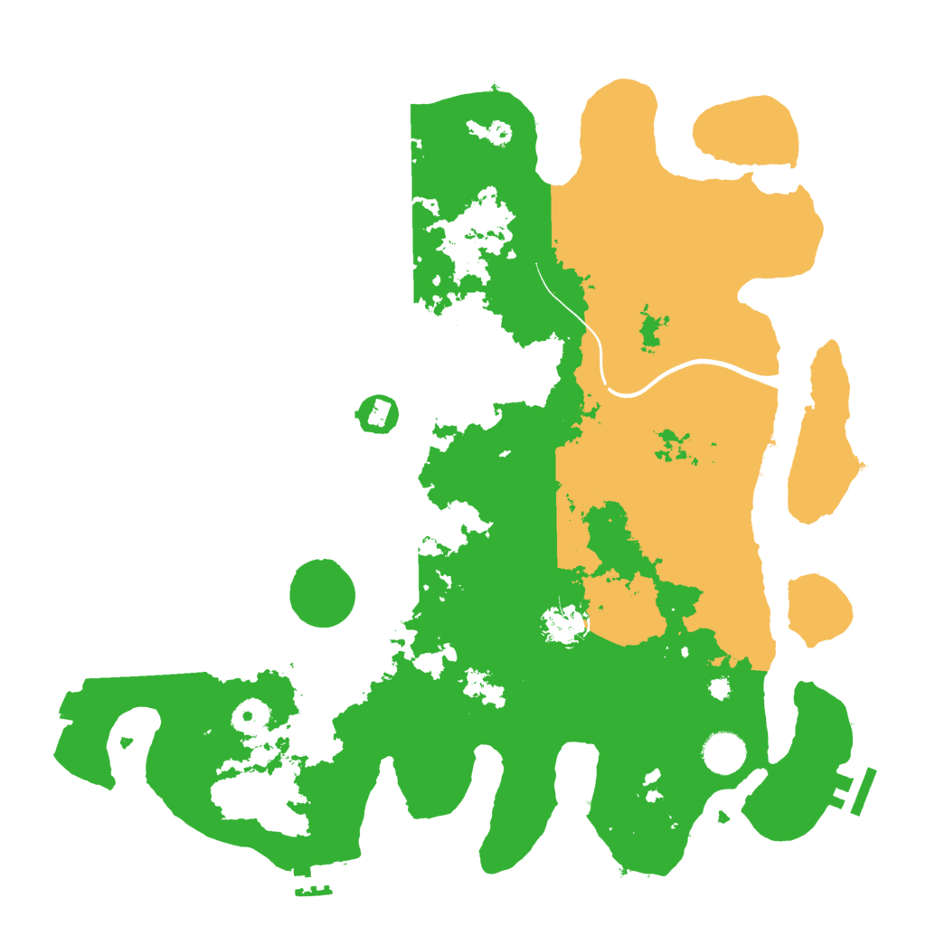 Biome Rust Map: Procedural Map, Size: 3800, Seed: 781334631