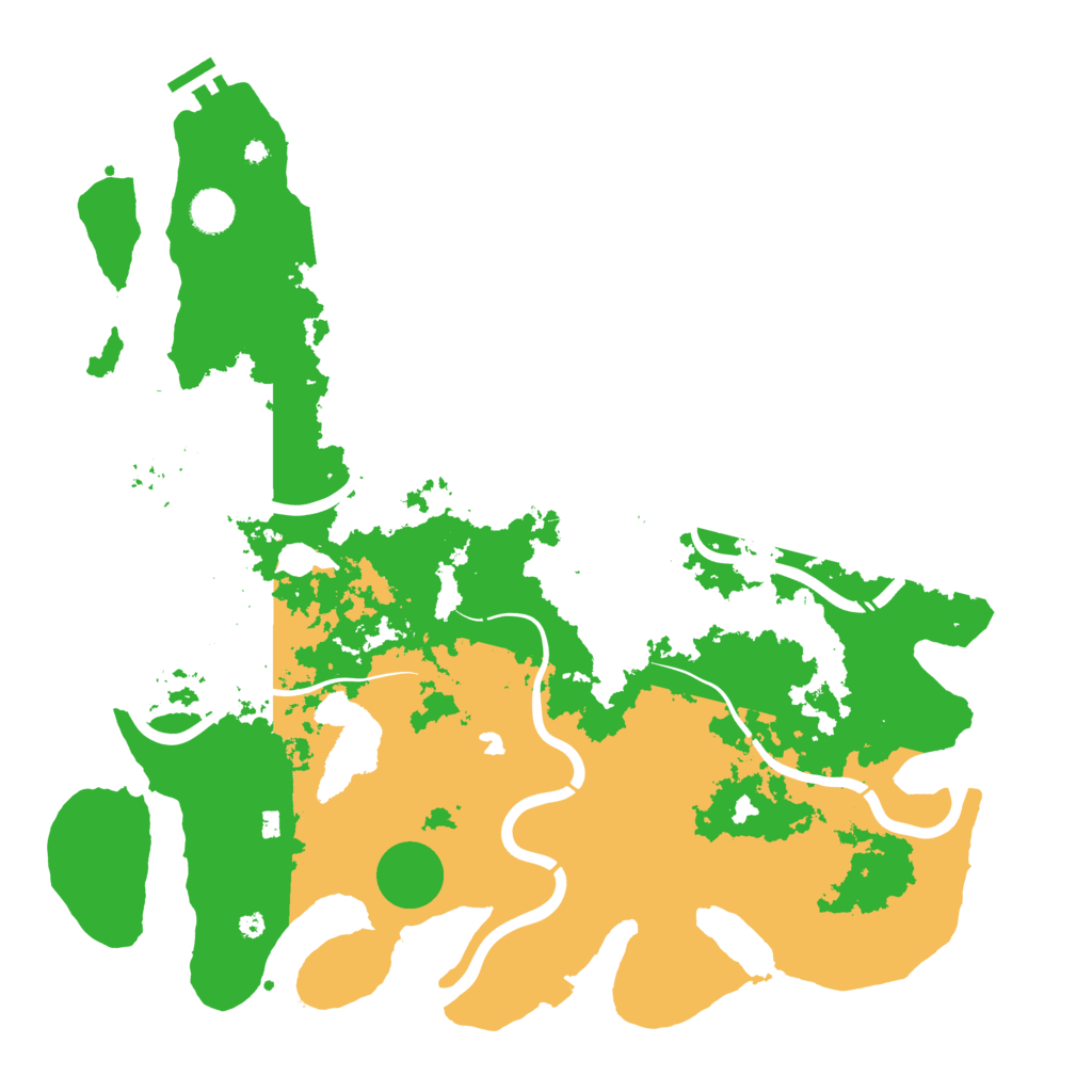 Biome Rust Map: Procedural Map, Size: 4300, Seed: 1604558459