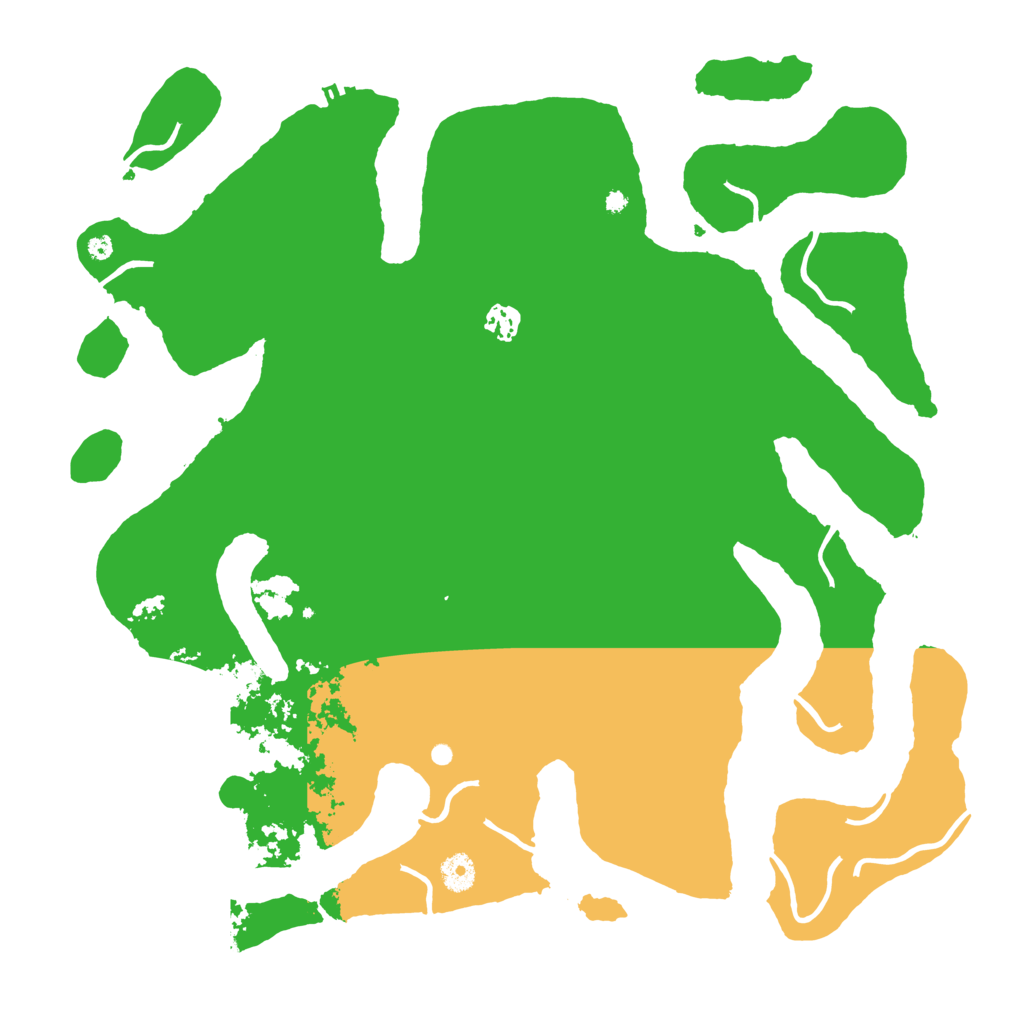 Biome Rust Map: Procedural Map, Size: 4250, Seed: 337528717