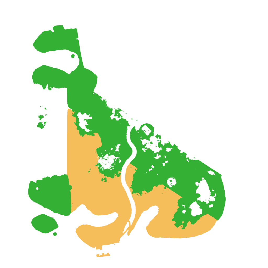 Biome Rust Map: Procedural Map, Size: 3000, Seed: 654465