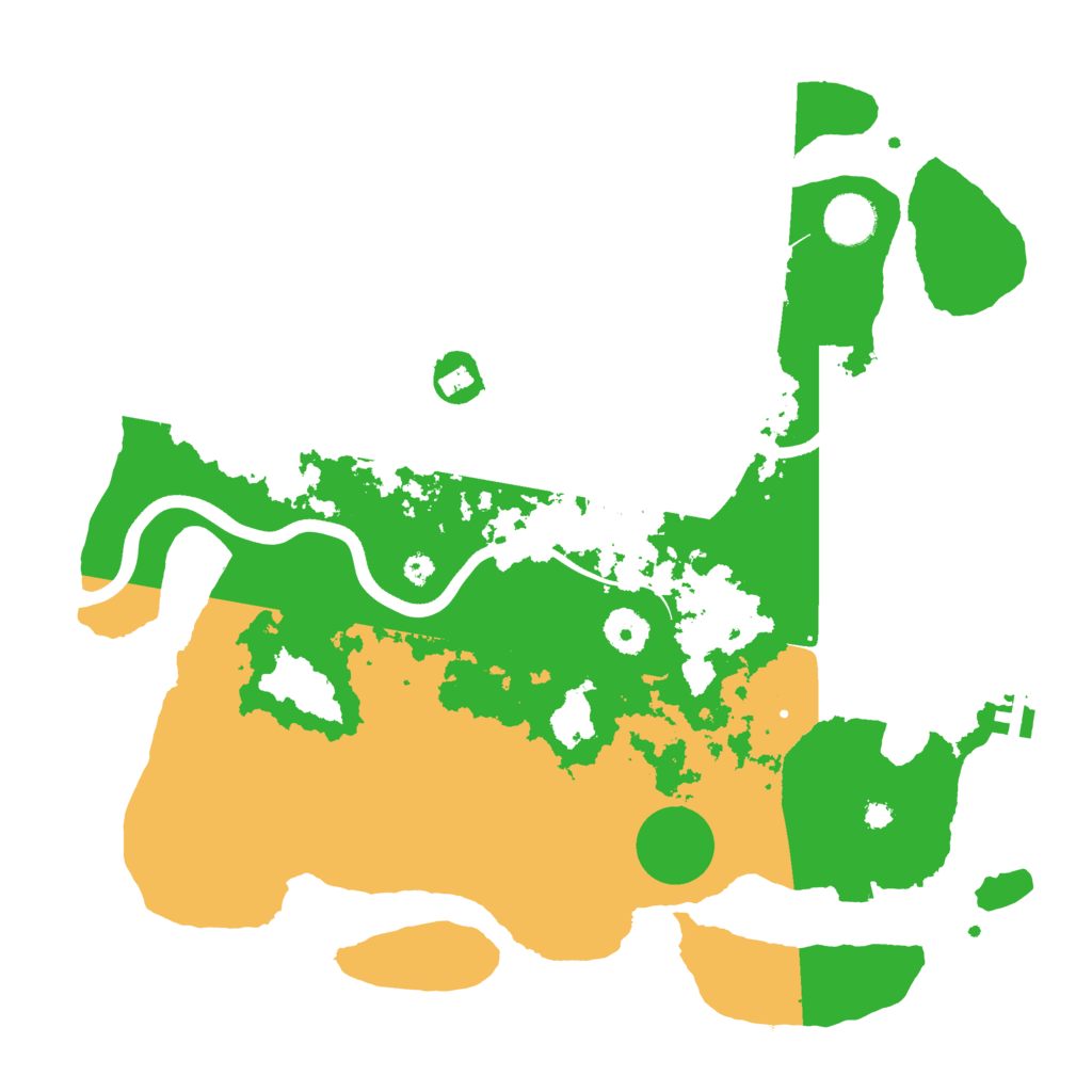 Biome Rust Map: Procedural Map, Size: 3700, Seed: 93947192