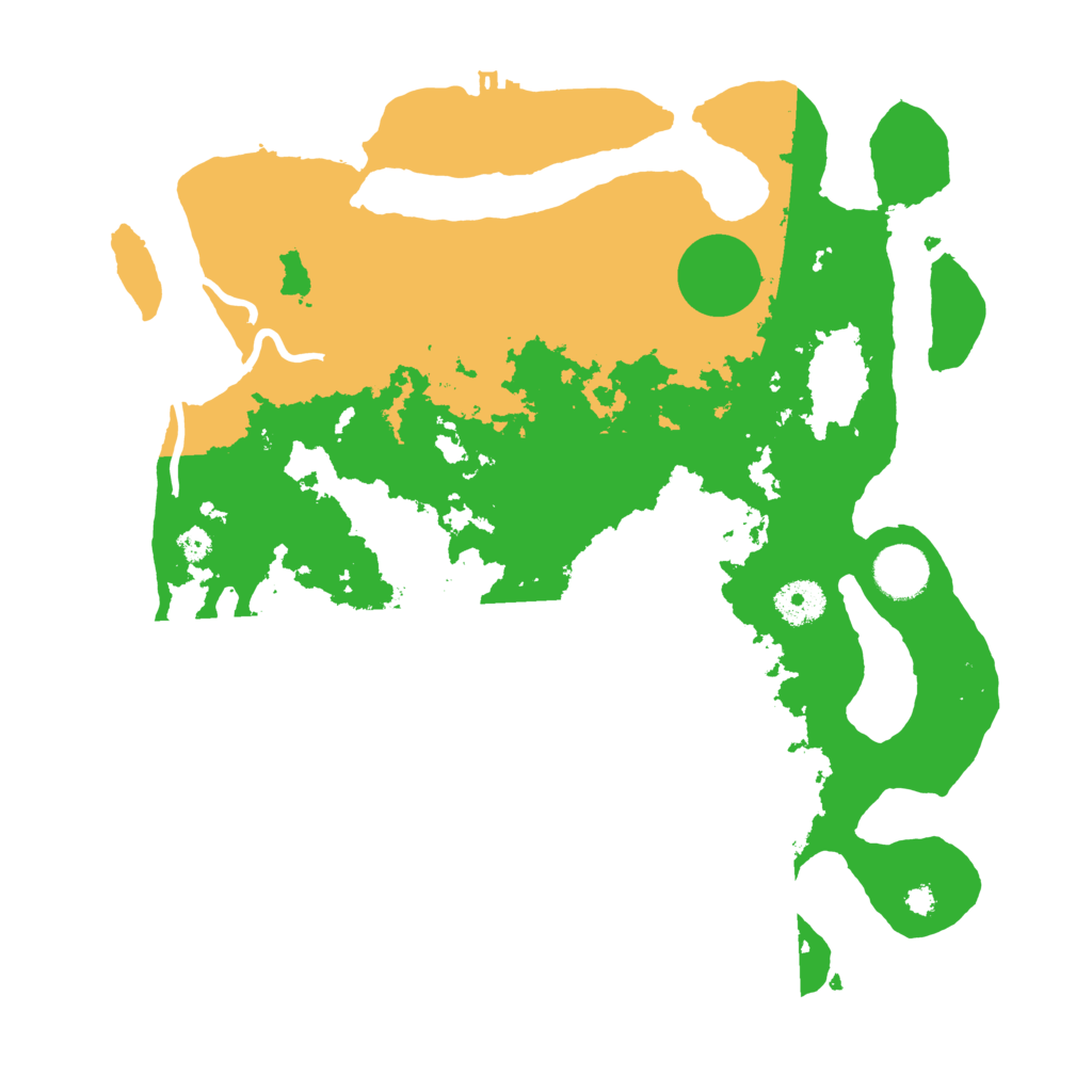 Biome Rust Map: Procedural Map, Size: 3500, Seed: 1306484855