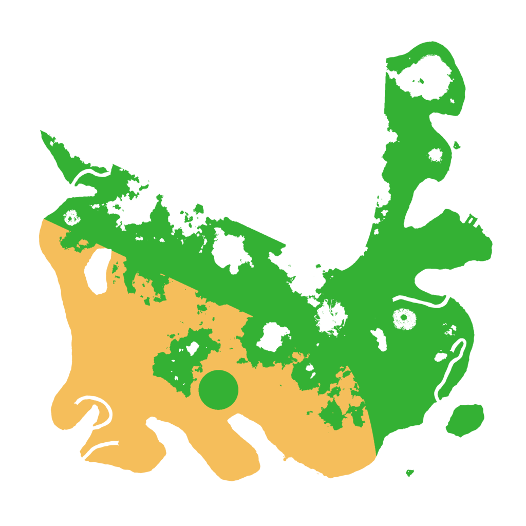 Biome Rust Map: Procedural Map, Size: 3500, Seed: 1263229190