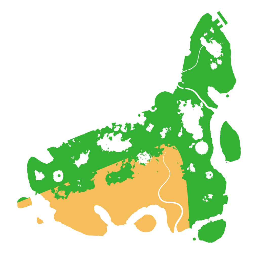 Biome Rust Map: Procedural Map, Size: 3500, Seed: 1476804147