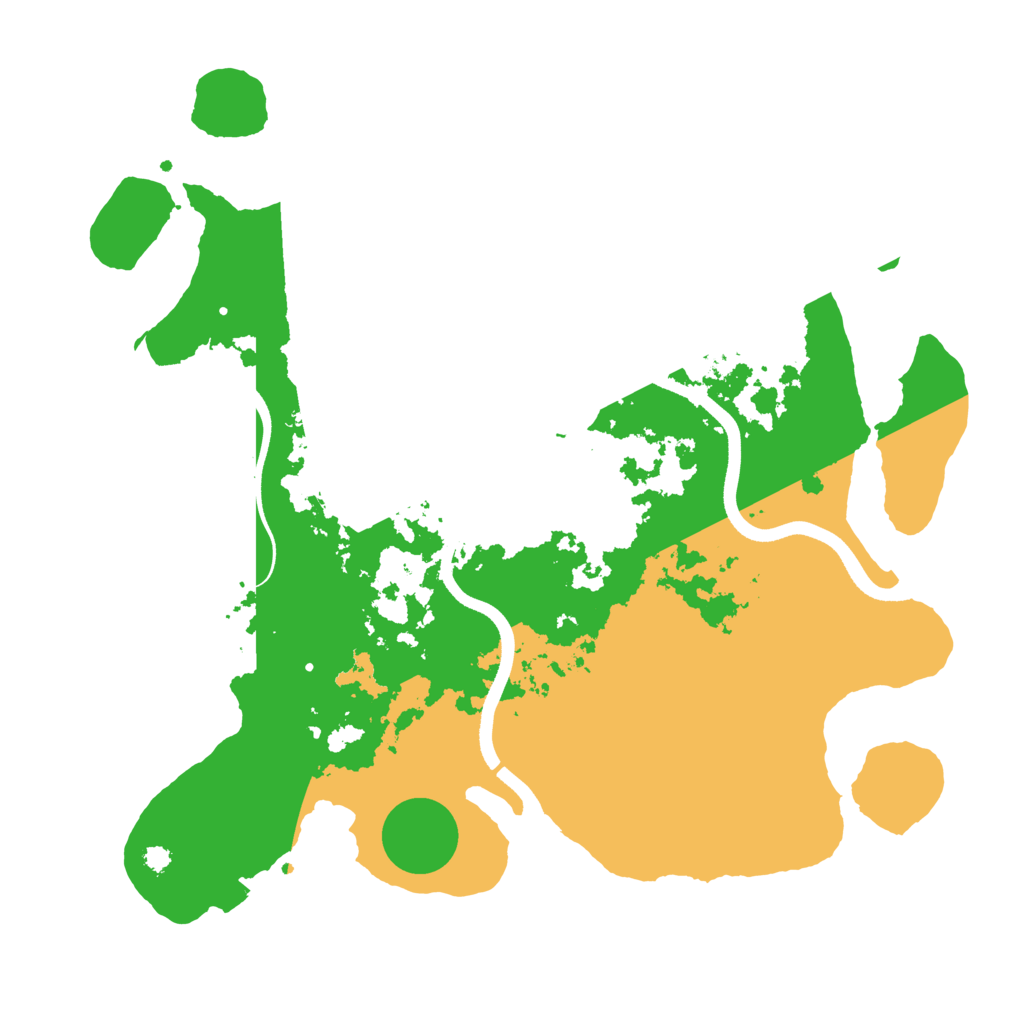 Biome Rust Map: Procedural Map, Size: 3550, Seed: 963995