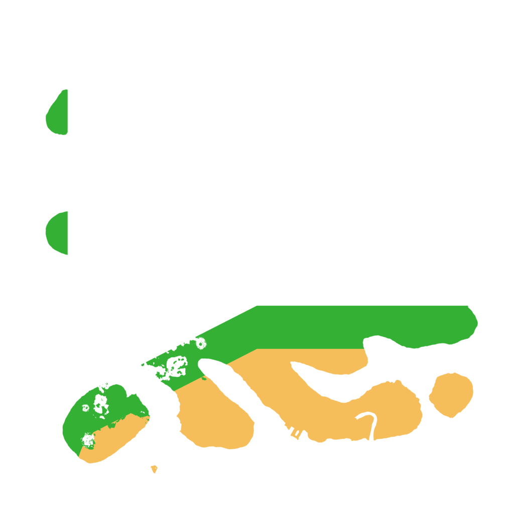 Biome Rust Map: Procedural Map, Size: 3550, Seed: 963995