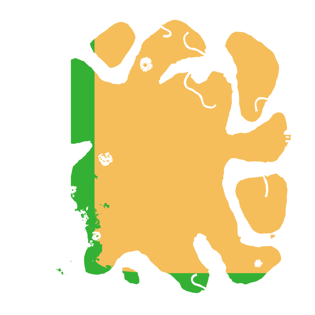 Biome Rust Map: Procedural Map, Size: 3500, Seed: 303037