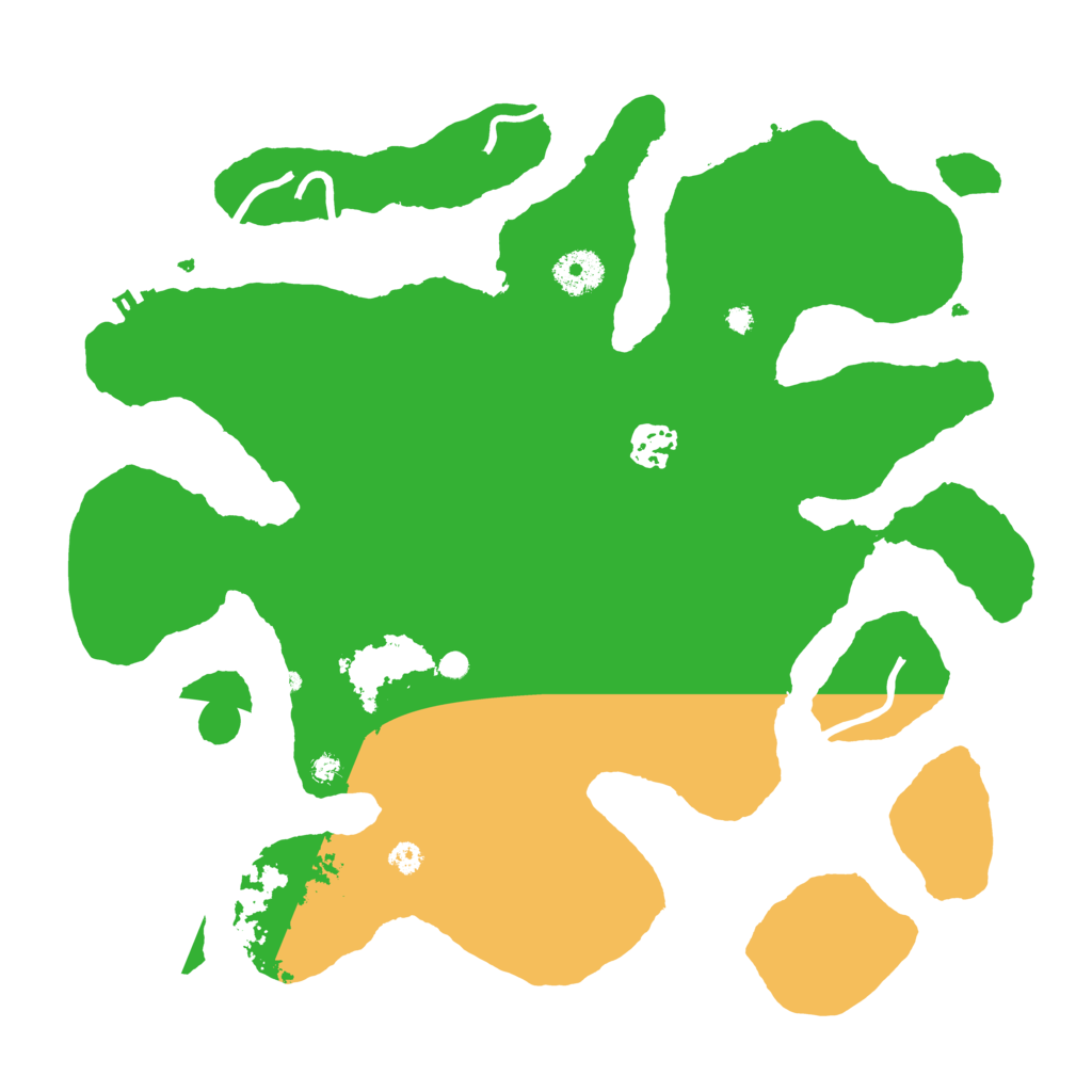 Biome Rust Map: Procedural Map, Size: 3500, Seed: 1863845471