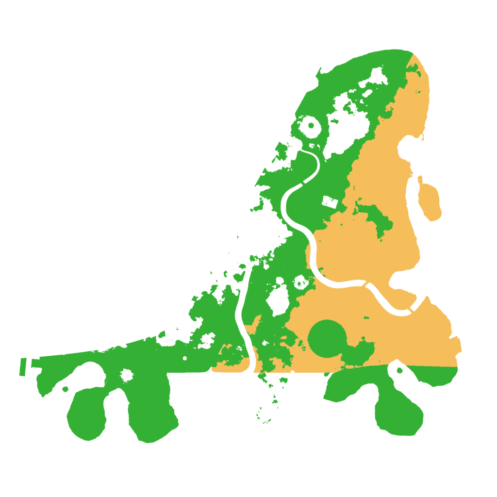 Biome Rust Map: Procedural Map, Size: 3500, Seed: 1872650891