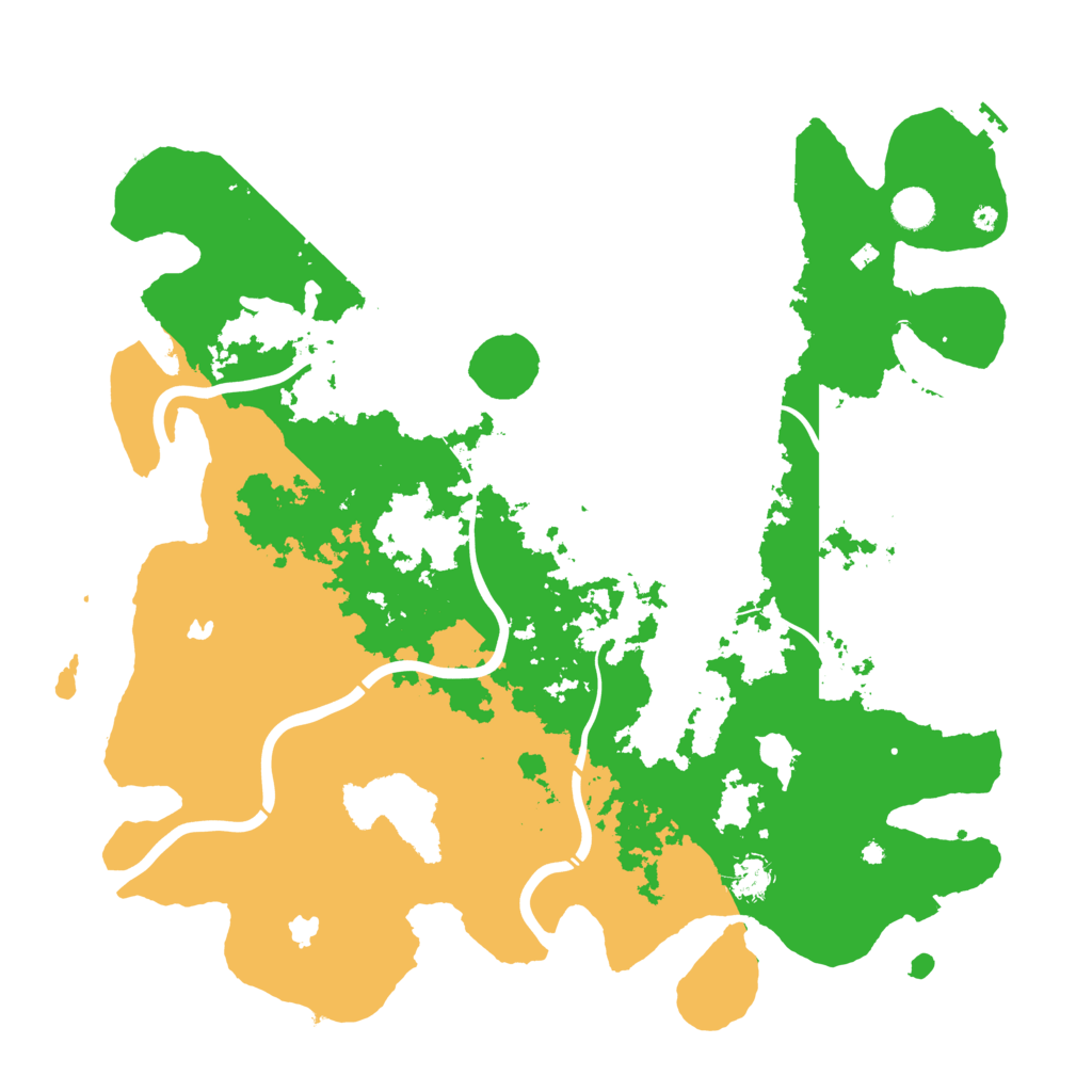Biome Rust Map: Procedural Map, Size: 4500, Seed: 479707869