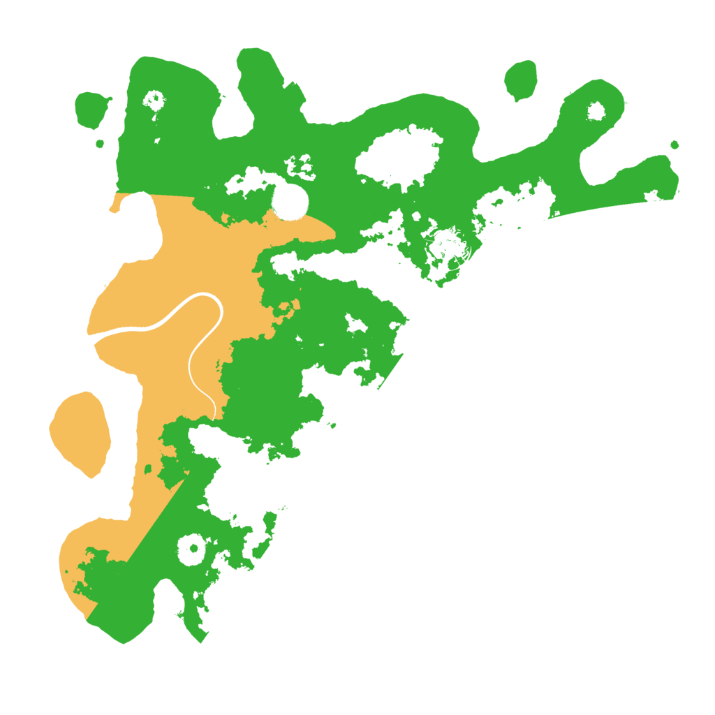Biome Rust Map: Procedural Map, Size: 3500, Seed: 6387611