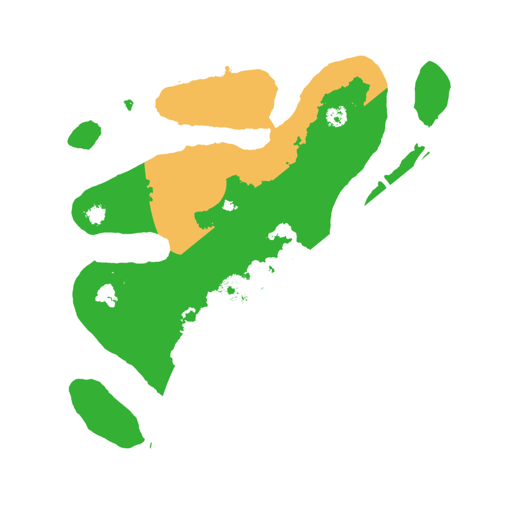 Biome Rust Map: Procedural Map, Size: 2500, Seed: 1541465462