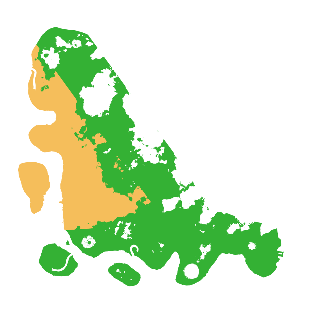 Biome Rust Map: Procedural Map, Size: 3711, Seed: 398678