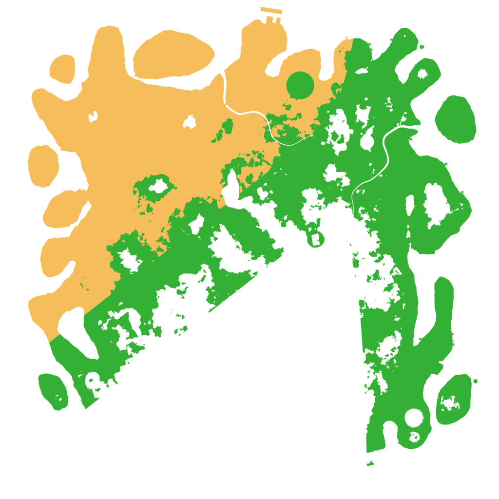 Biome Rust Map: Procedural Map, Size: 4750, Seed: 97517555