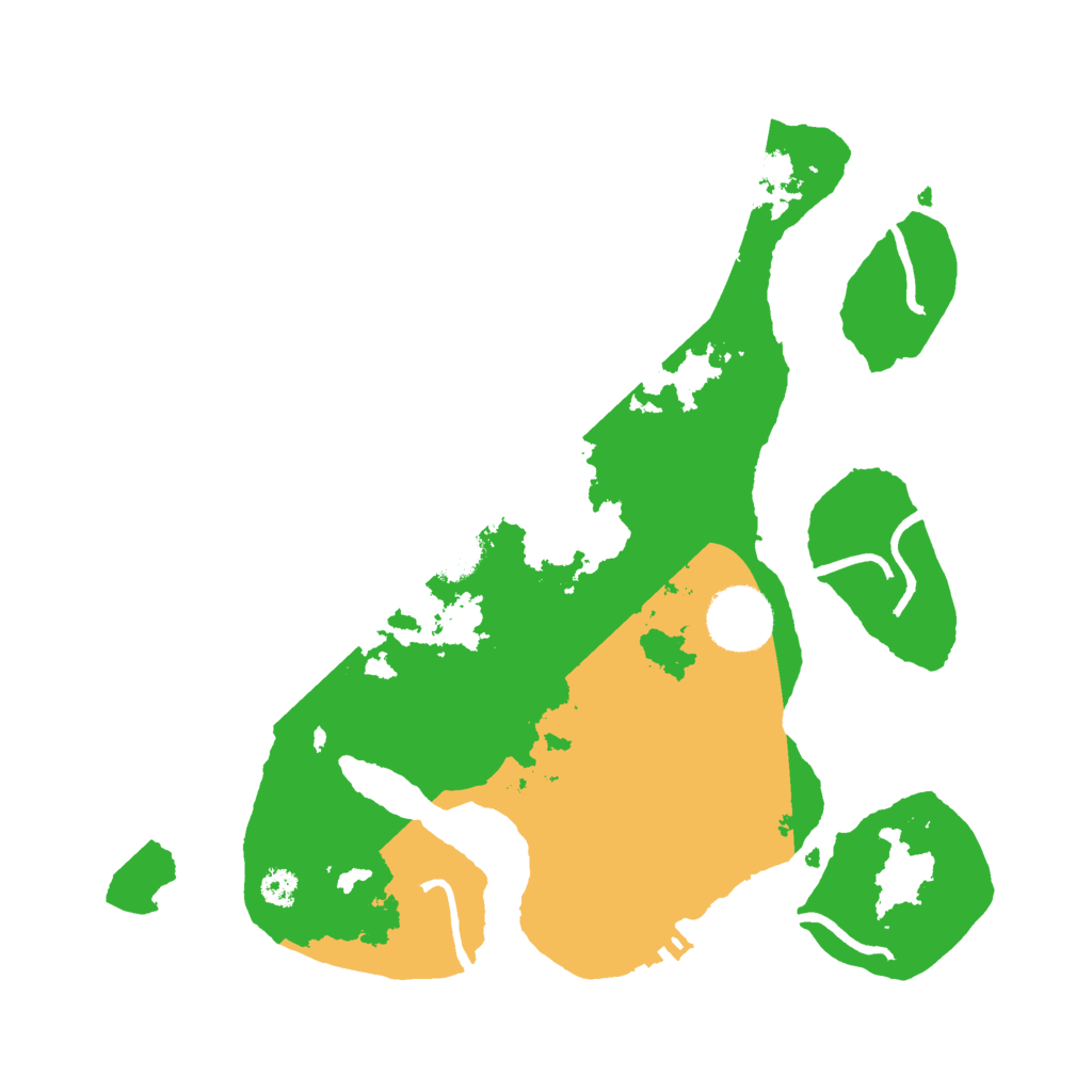 Biome Rust Map: Procedural Map, Size: 3000, Seed: 166957412