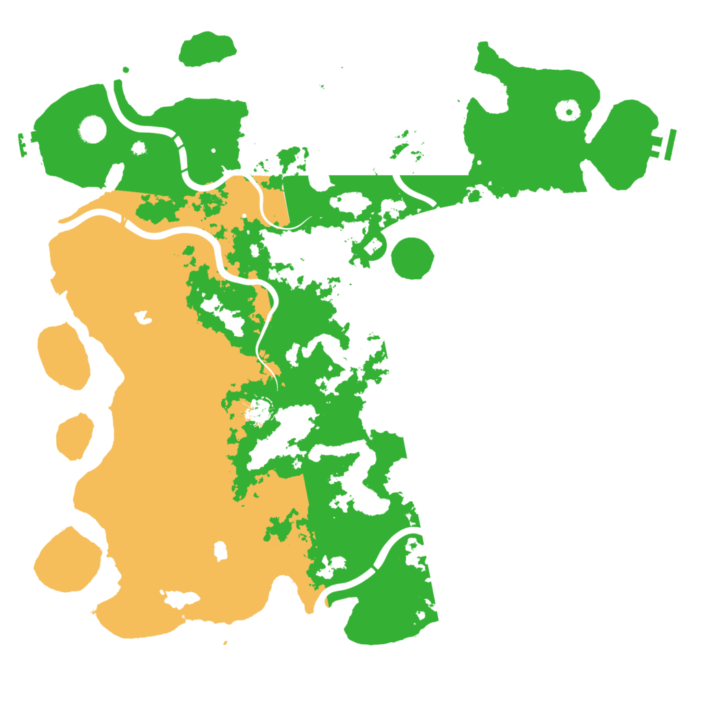 Biome Rust Map: Procedural Map, Size: 4500, Seed: 920921745